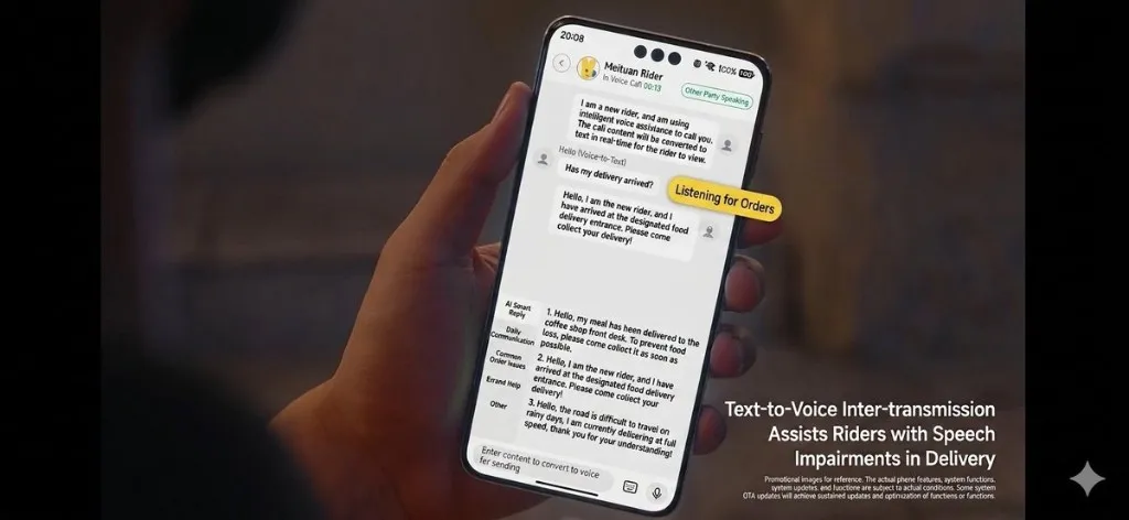 Text-to-voice inter-transmission interface for hearing-impaired riders